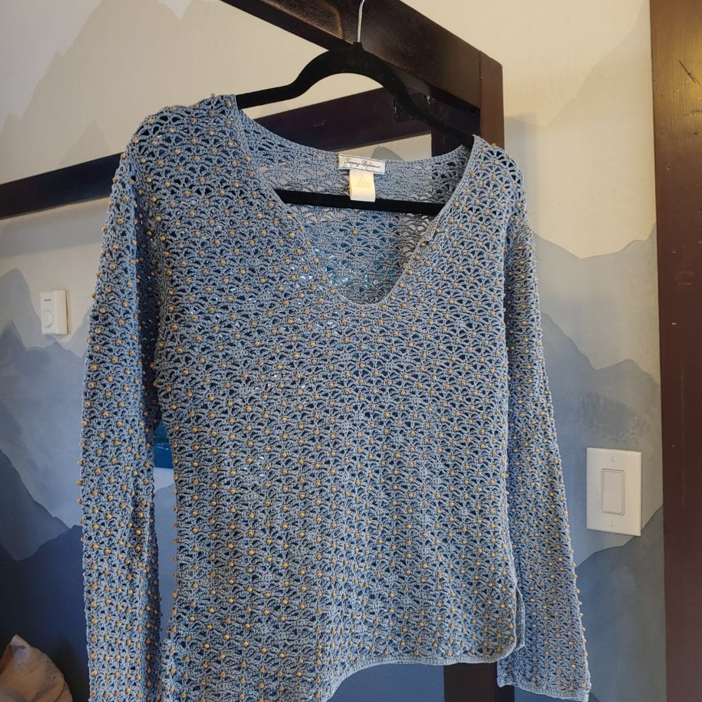 Tommy Bahama Knitted Shirt with Beads